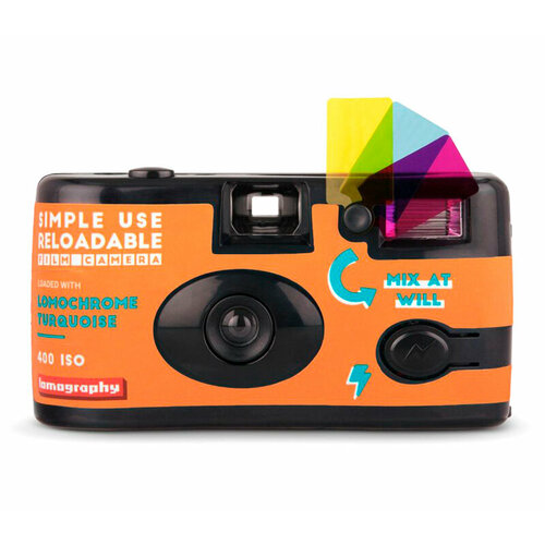 Пленочный фотоаппарат Lomography Simple Use Camera 40027 Turquoise 4890₽