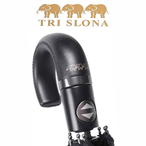 Смарт-зонт Три слона, черный