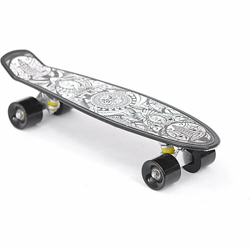 Пенниборд Black Aqua WX-205 граффити S009 2000999793349