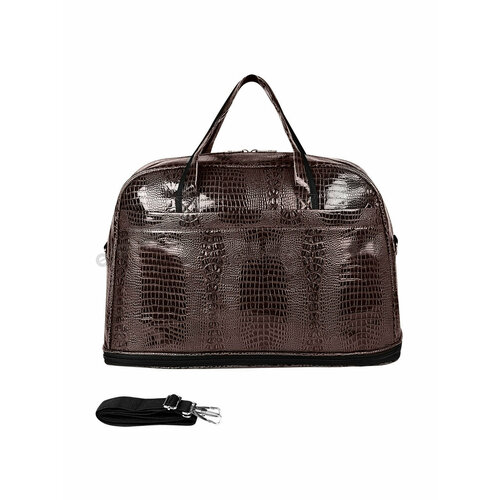 Сумка дорожная TIMSOON, 33 л, 20х32х50 см, ручная кладь, коричневый