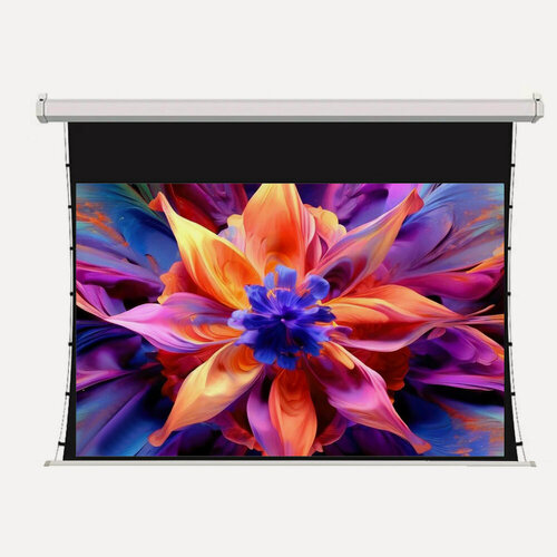 Изображение товара Экран для проектора S'OK SCPSMT-221x125ED30-GR 100 " 16:9 настенно-потолочный, моторизованный с натяжением, серый