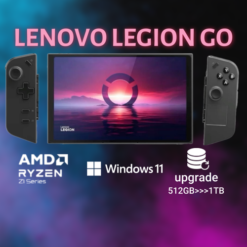 Портативная игровая приставка Lenovo Legion Go 88 Ryzen Z1 Extreme черный 1TB Windows 11 RUS 107490₽