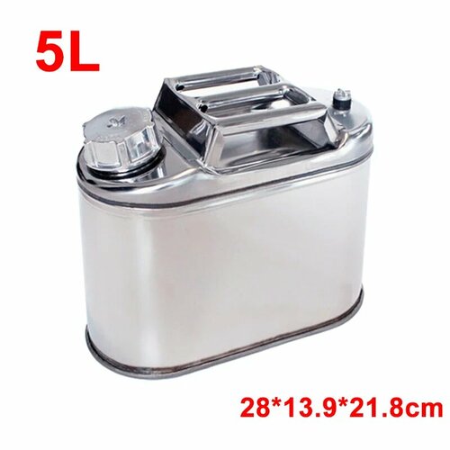 5л 10л литров топливный бак из нержавеющей стали 201 бензин для хранения масла газовая банка автомобильные мотоциклетные грузовики автомобильные топливные щупы с масляной трубкой 5L 3990₽
