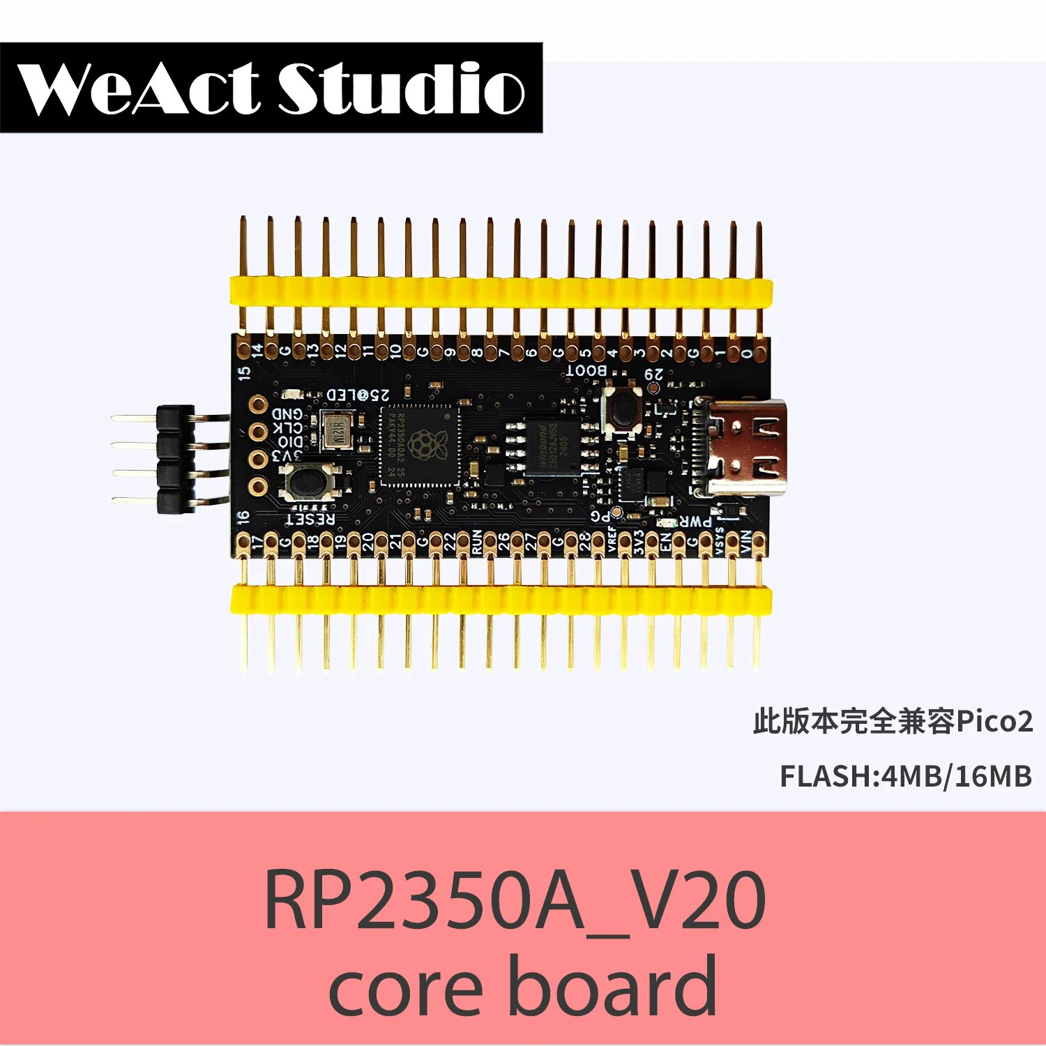 WeAct RP2350A_V20 микросхема, RP2350A-V20-4MB