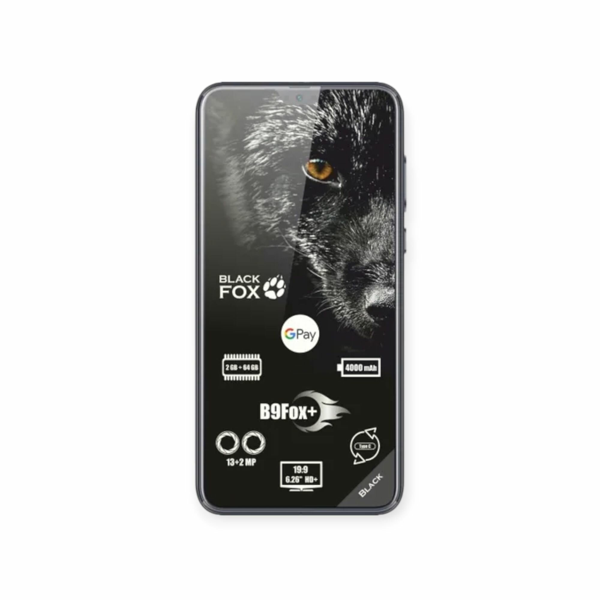 Смартфон Black Fox B9Fox, 2/32GB, NFC, Сканер отпечатка — фото 1