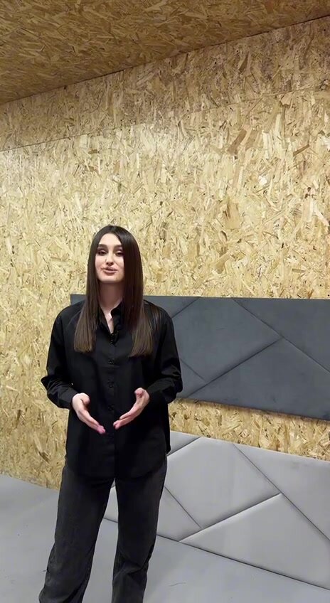 Мягкая стеновая панель, изголовье для кровати 180x60 см, цвет графит — фото 1