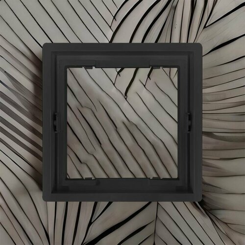 Рамка декоративная черная один пост коллекция VOLT GEO 250₽