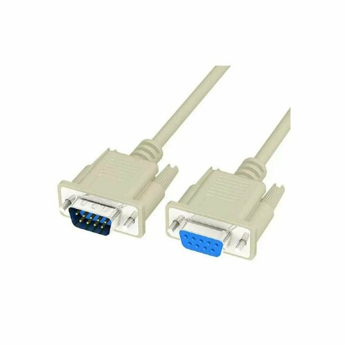 Bion Expert кабели Bion Кабель RS-232 DB9M DB9F, 1.8м, белый BXP-CC-133-18