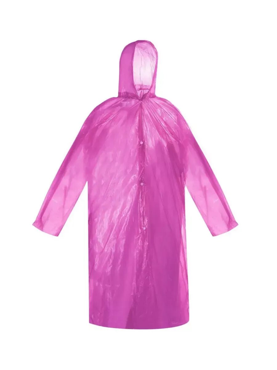 Плащ-дождевик размер У розовый