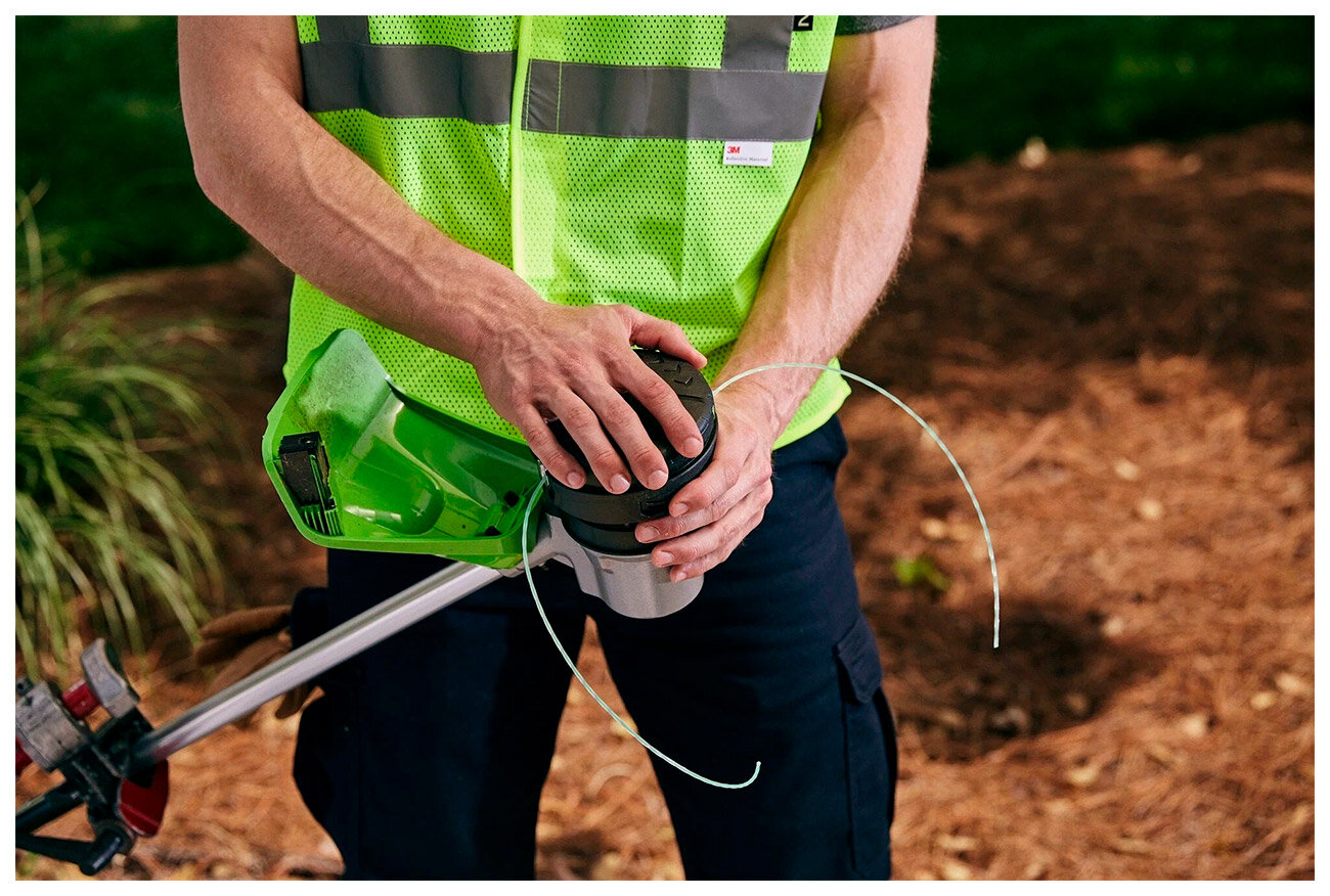Аккумуляторный триммер Greenworks 82V - фото №11
