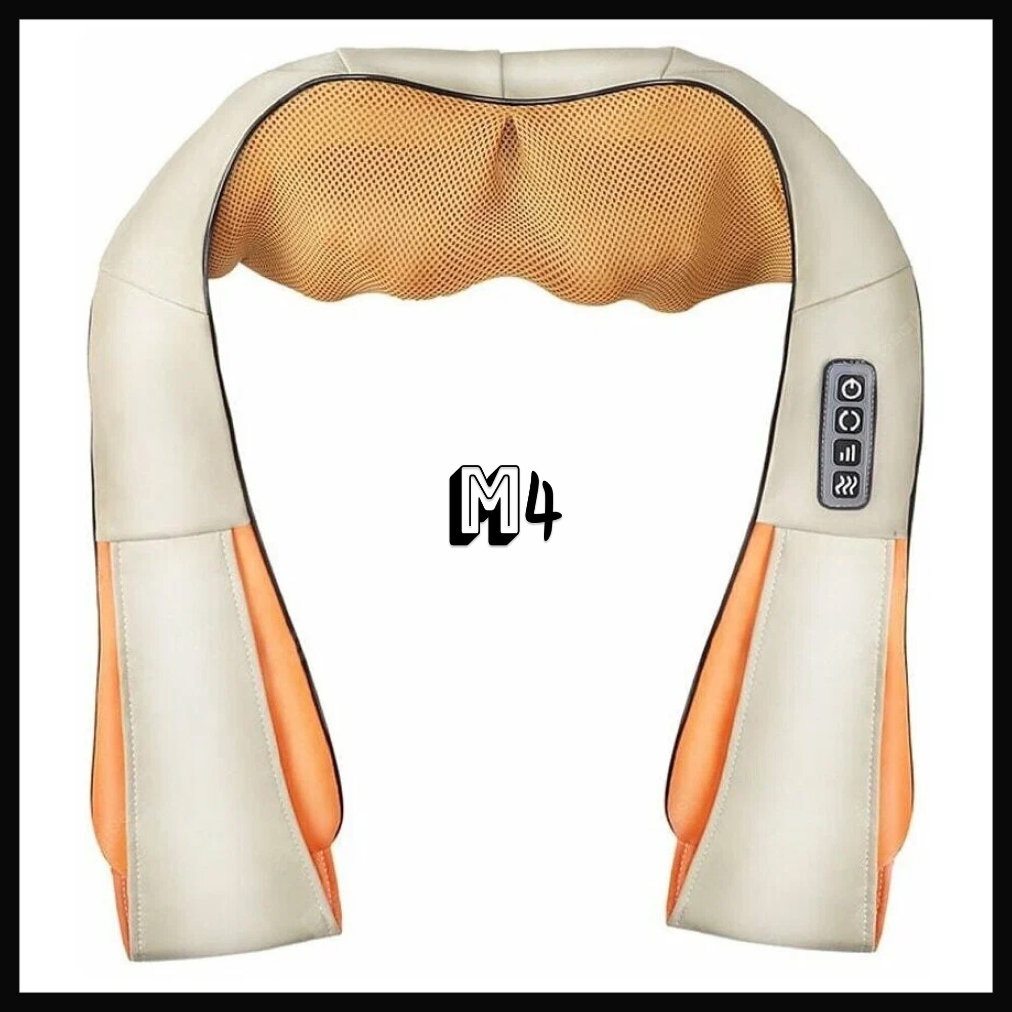 Роликовый массажер подушка для шеи, спины и плеч с прогревом Massager of Neck Kneading