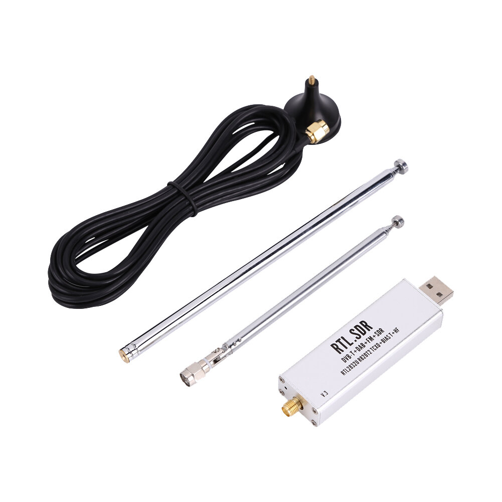 Для RTL SDR V3 R820T2 RTL2832U 1PPM TCXO SMA RTLSDR с многоцелевой антенной
