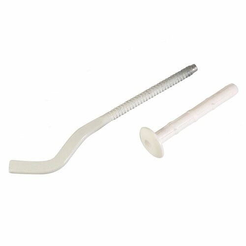 Кронштейн СТМ сталь для радиаторов анкерный с дюбелем цвет белый 359₽