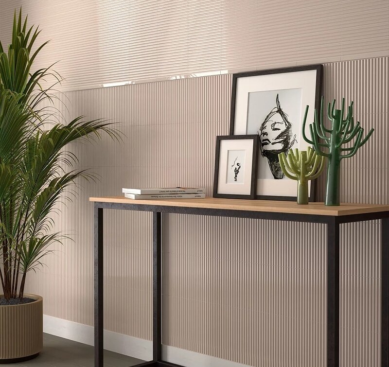 Керамическая плитка Equipe Costa Nova Onda Beige Pale Matt 28535 настенная 5х20 см