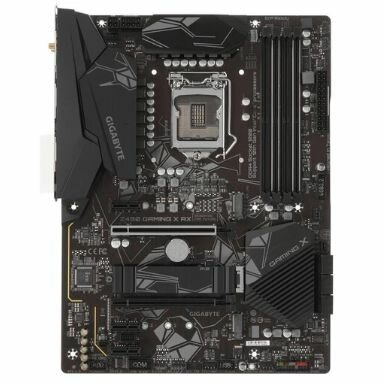 Материнская плата GIGABYTE Z490 GAMING X AX (Z490 GAMING X AX) - LGA 1200, Intel Z490, 4хDDR4-2933 МГц, 2хPCI-Ex16, 3хM.2, Standard-ATX