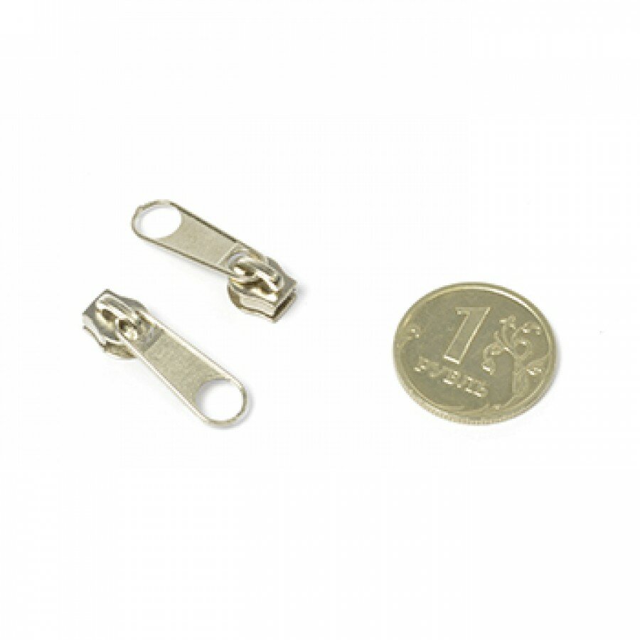 Замок MaxZipper без фиксатора СП #3 цв. никель уп.5000шт