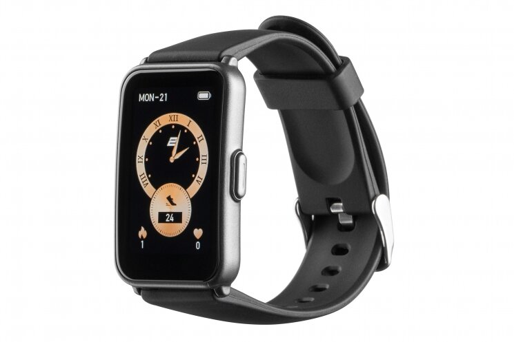 Смарт-часы 2E Wave S 46 mm Black, 1.57", 200x320, TFT, BT 5.1 BLE,