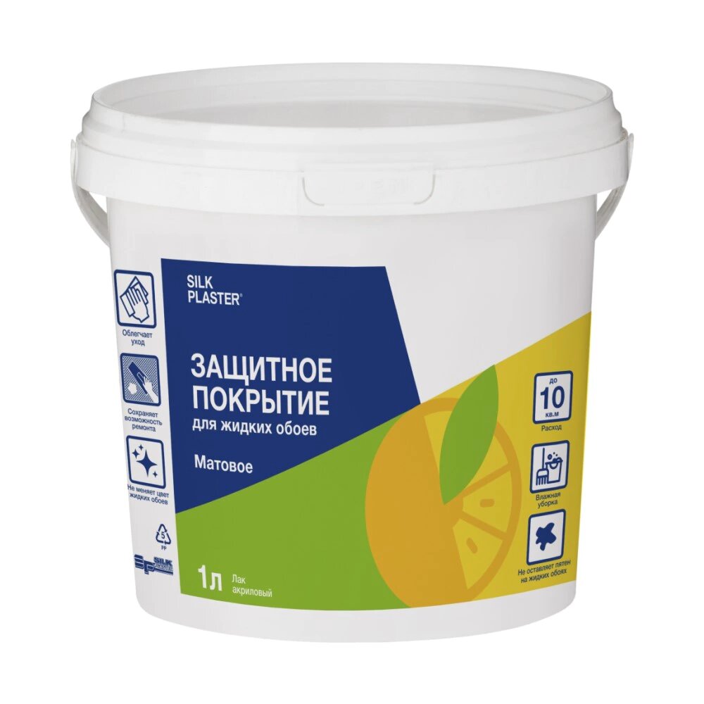 Лак для жидких обоев SILK PLASTER 1 л