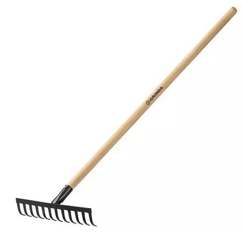 Грабли садовые 12 прямых зубьев 1300 мм Grinda 39583-12