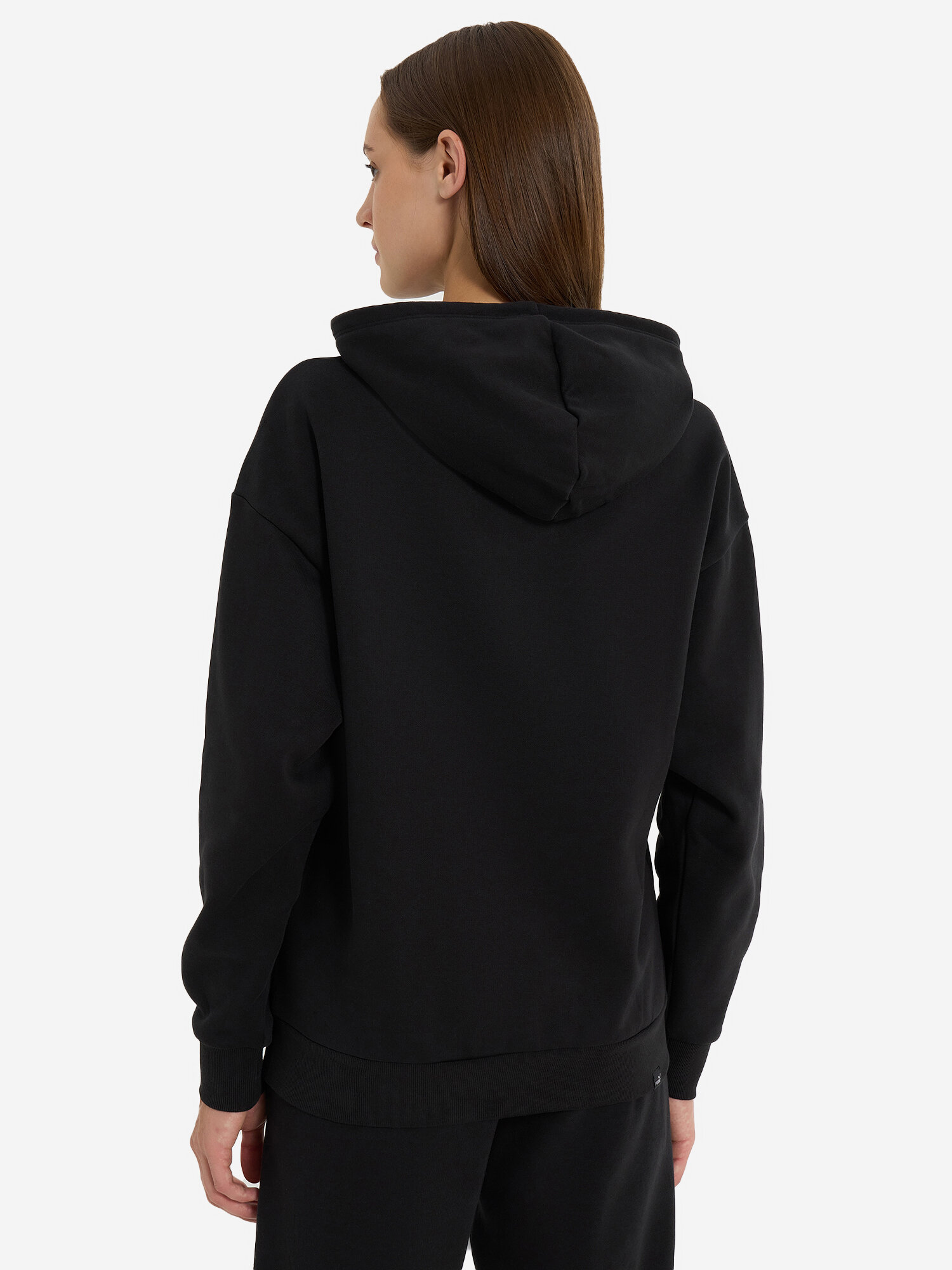 Худи спортивное PUMA, размер S, , черный — фото 1