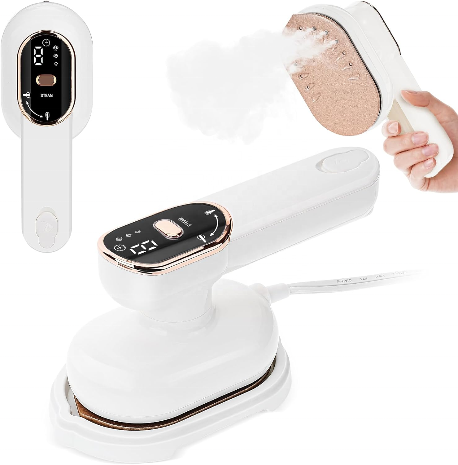 Паровой утюг 3-в-1 — мощный отпариватель для вертикального и горизонтального отпаривания