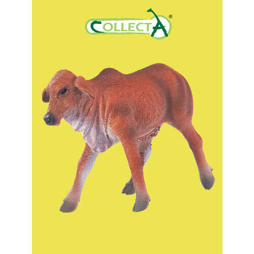 Фигурка животного Collecta, Теленок Брахмана рыжий фигурка schleich теленок хольштейн 13798 5 3 см