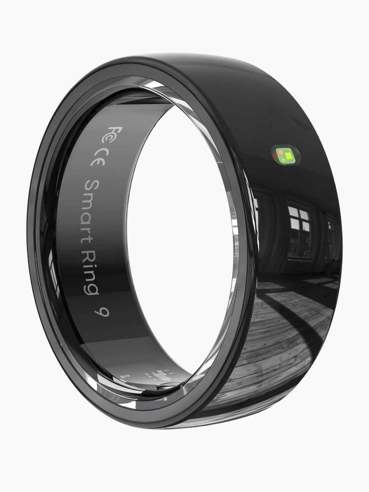 Умное кольцо JITE, NFC, Bluetooth, шагомер, датчик освещенности, водонепроницаемое, черное