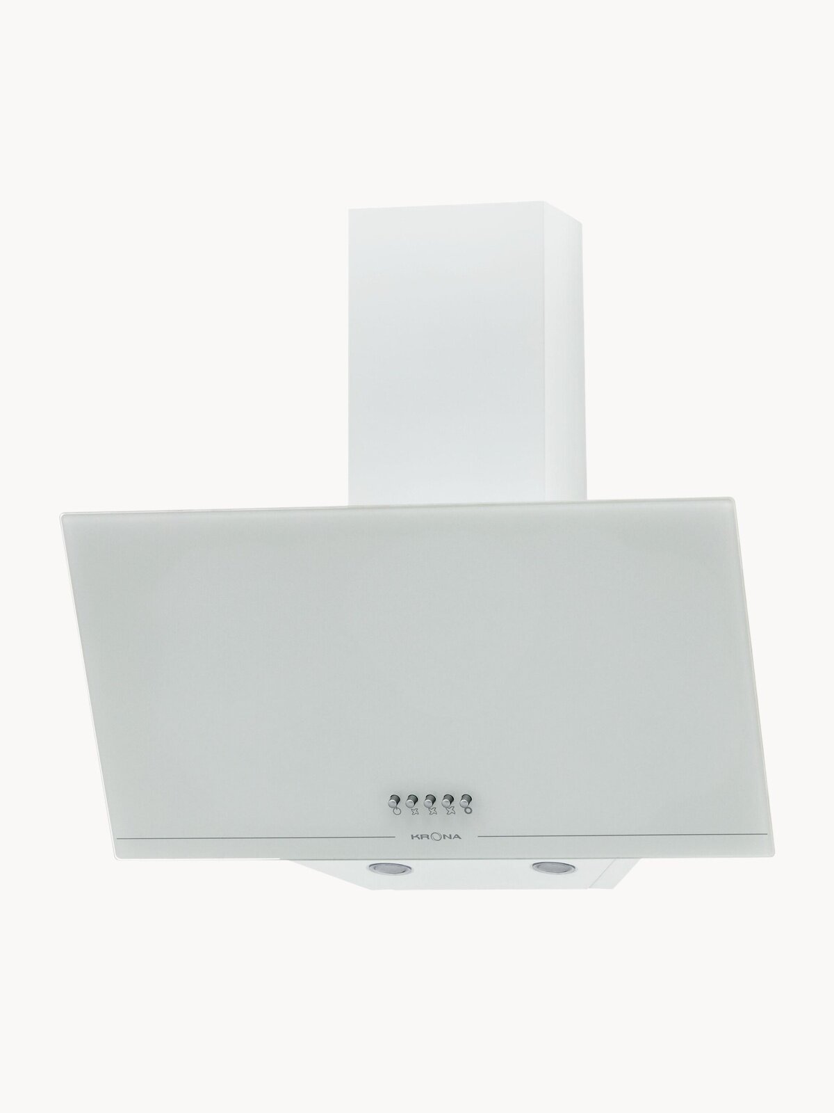 Вытяжка кухонная 60 см наклонная KRONA JINA 600 WHITE PB V2
