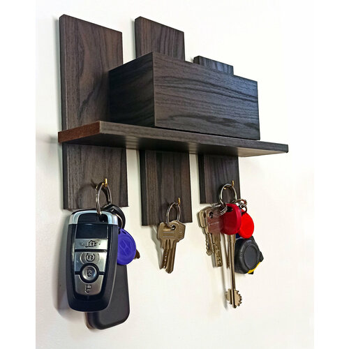 Ключница настенная Размер 22х20х6 см 3 крючка Арт 34-кТ 650₽