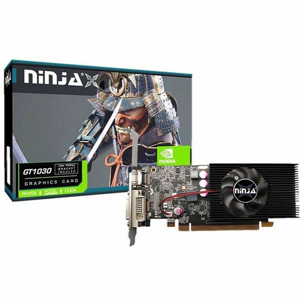 Видеокарта Ninja (Sinotex) GT1030 4GB 64BIT GDDR4 HDMI + DVI 1FAN RTL