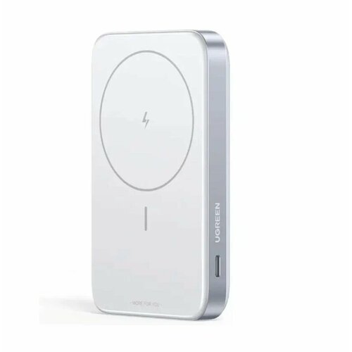 Внешний аккумулятор Ugreen PB206 2515410000мАЧ быстрая беспроводная зарядка белый 4100₽