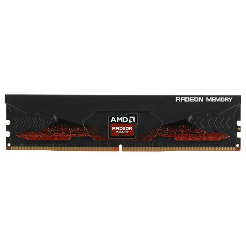 Модуль памяти AMD Radeon 16GB R7 Performance Series DDR5 7600 Long DIMM R7516G7600U1S 11V Heat Shield Retail 8025₽