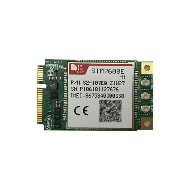 LTE Cat4 мини-модуль PCIE SIMCOM SIM7600A-H SIM7600SA-H SIM7600G-H SIM7600E-H, SIM7600E-H-PCIE