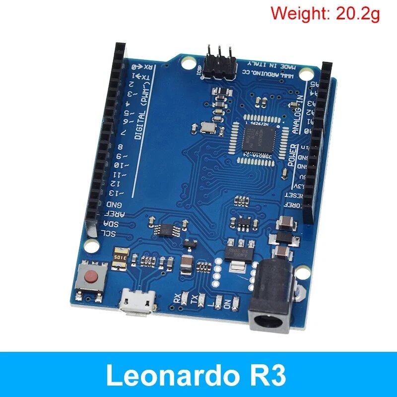 TZT Leonardo R3 микроконтроллер Atmega32u4 макетная плата с USB-кабелем, совместимая для Arduino DIY стартовый комплект, Leonardo R3