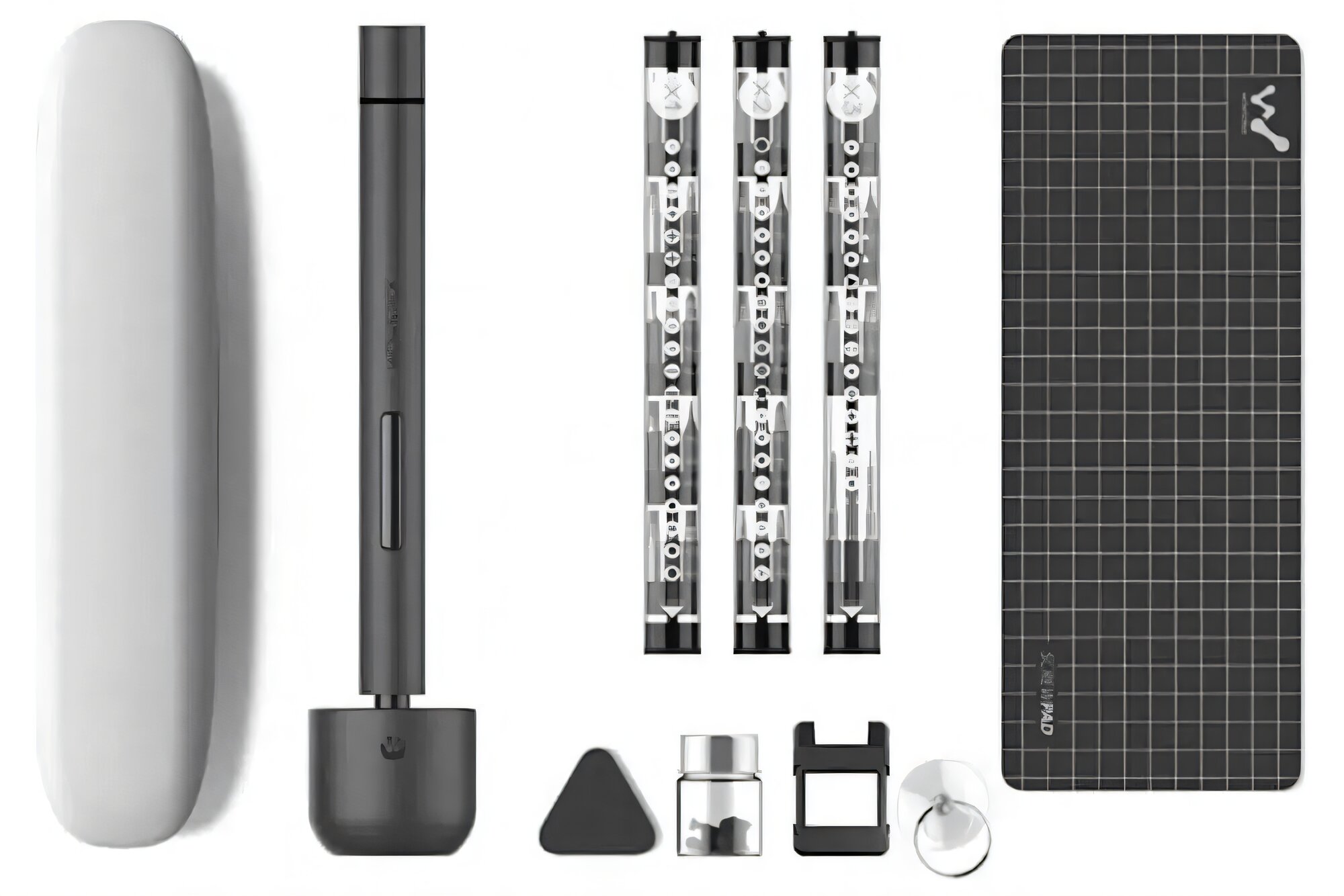 Изображение Отвертка Xiaomi Wowstick 1F+ 69 in 1 Black CN, многофункциональная, черная, с 69 насадками для ремонта.