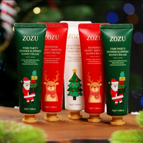 Подарочный набор крем для рук, новогодный 5 шт, 150мл