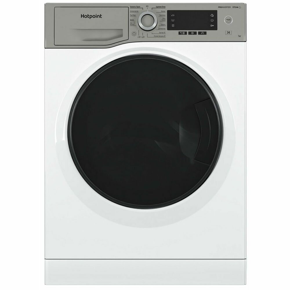 Стиральная машина Hotpoint NSD 7249 UD AVE RU, загрузка 7 кг загрузка 7 кг белая
