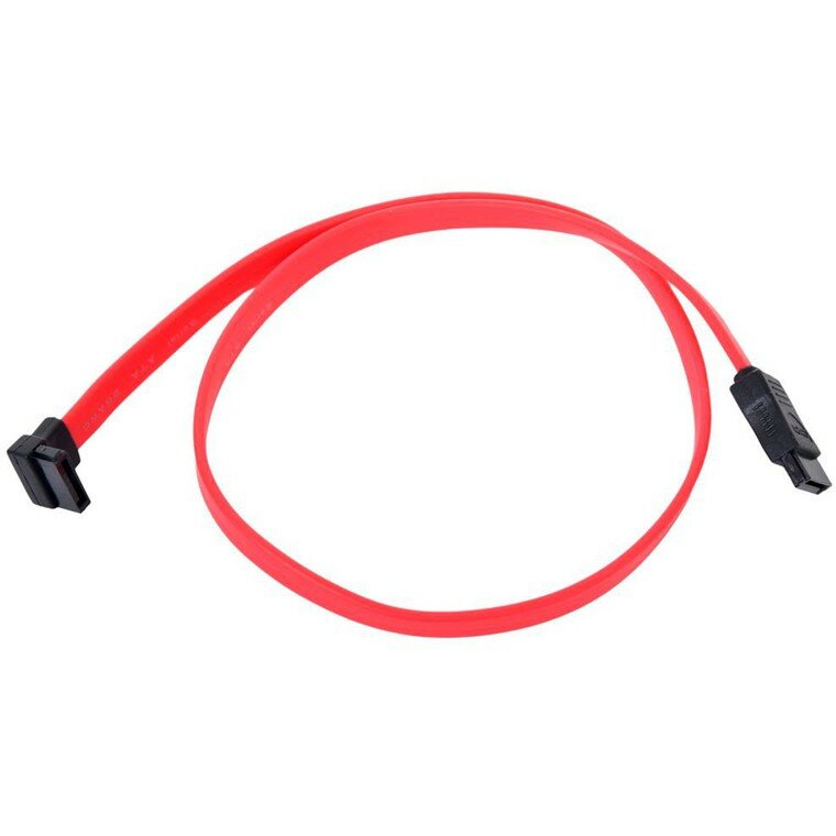 Кабель SATA 50 см угловой разъем, 7pin/7pin, защелка, Cablexpert CC-SATAM-DATA90, пакет