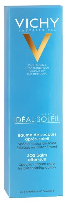 Средства После Загара Vichy Capital Ideal Soleil Бальзам для восстановления клеток кожи при солнечных ожогах 100мл