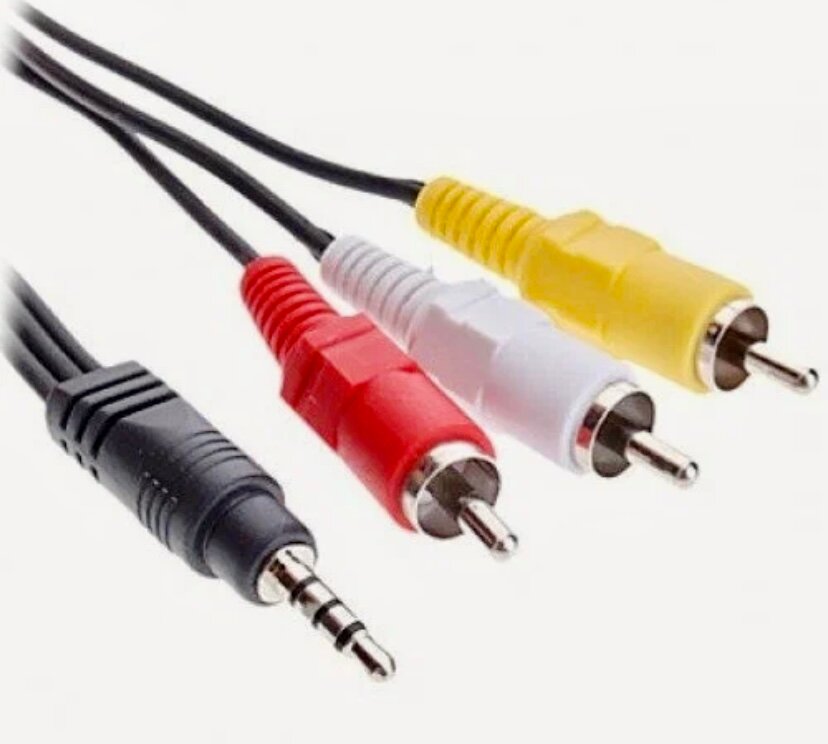 Кабель 3RCA-JACK 3.5 mm