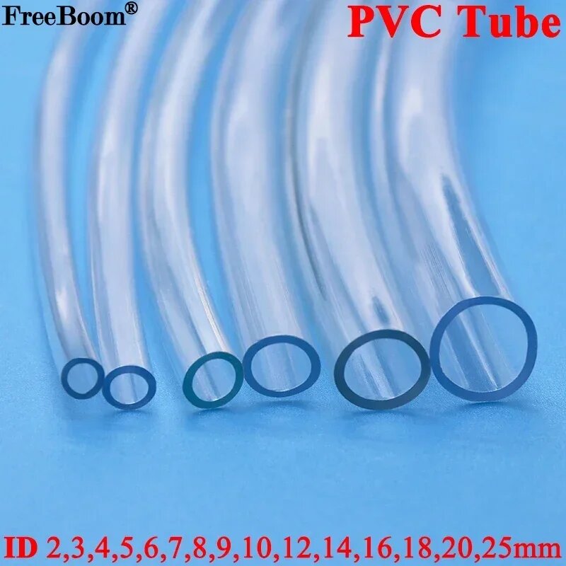 Прозрачные водопроводные шланги из ПВХ Green Product, ID 3mm x OD 5mm, 1 Meter