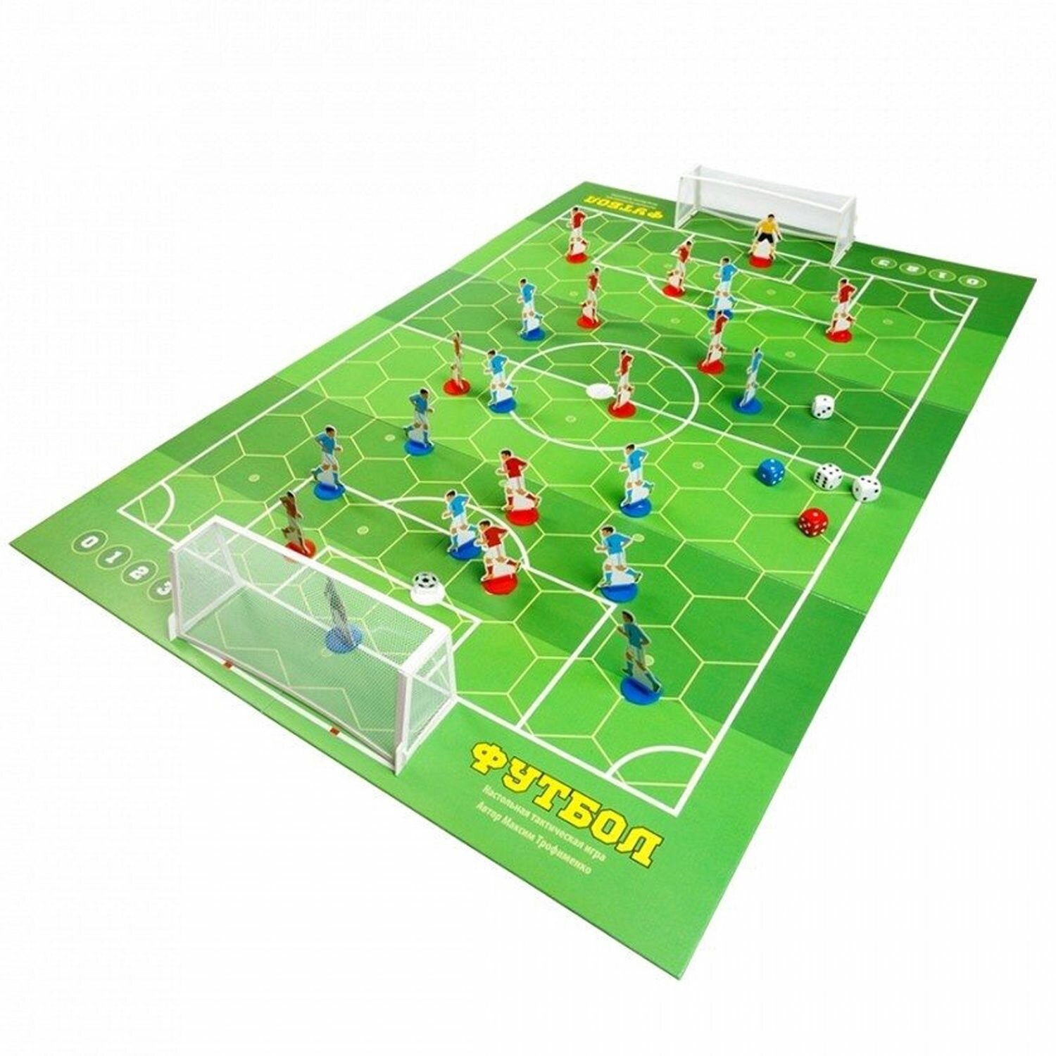 Настольная игра Умная Бумага "Футбол", тактическая, 2 игрока