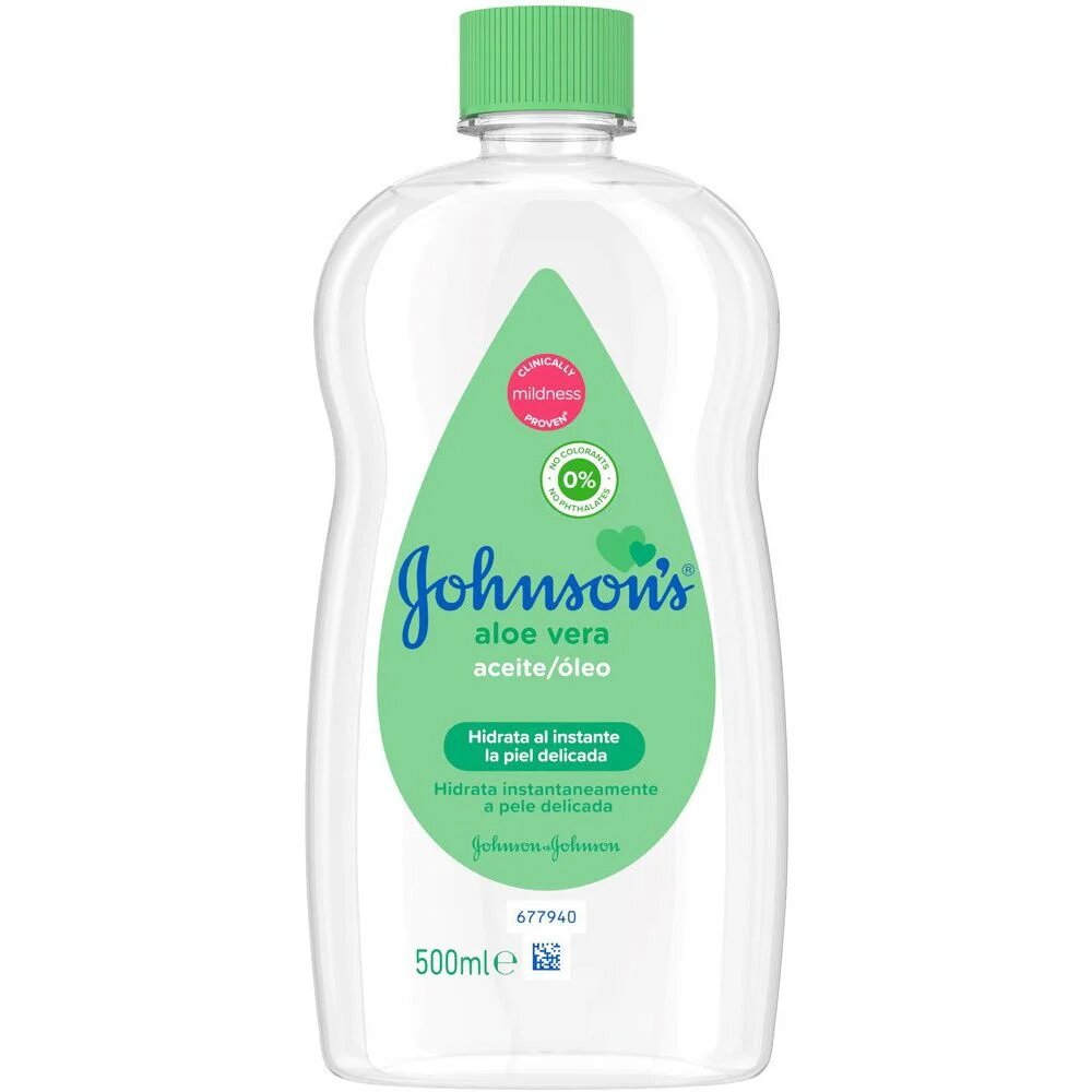 Масло детское массажное Johnson's Baby с Алоэ Вера 500мл