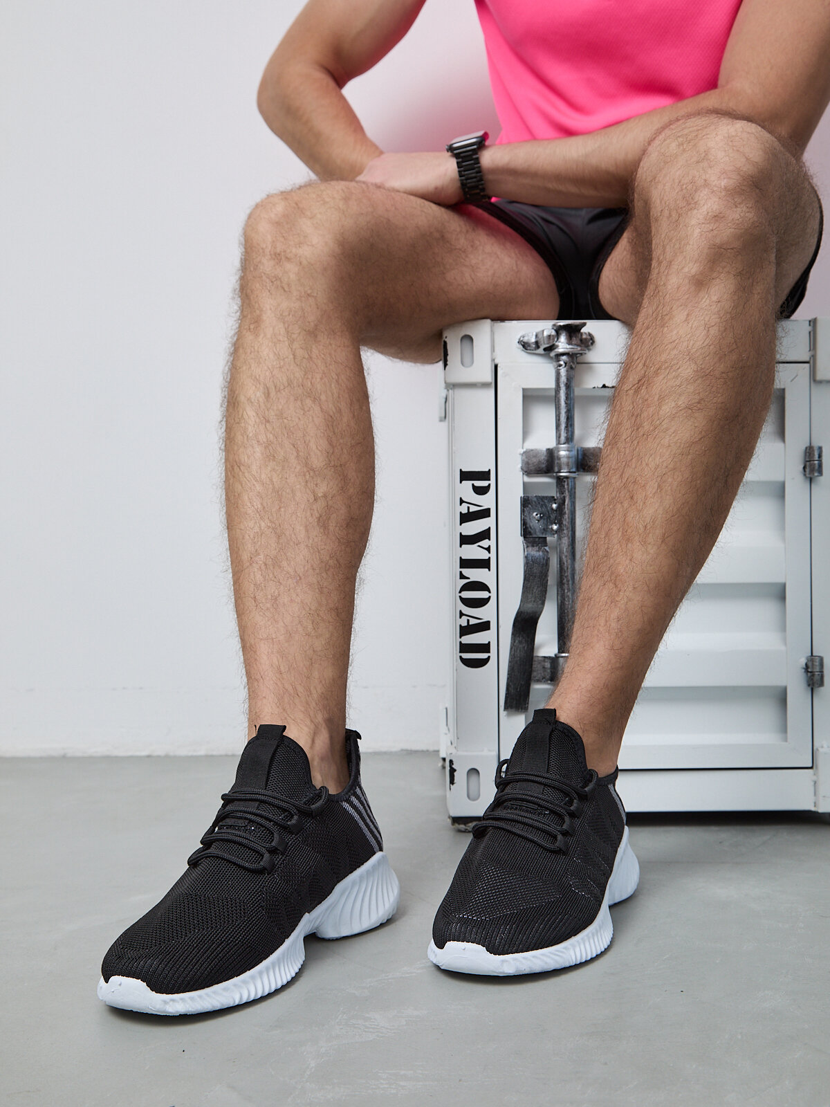 Кроссовки Nobbaro, полнота 7, размер 44, черный 2 — фото 1