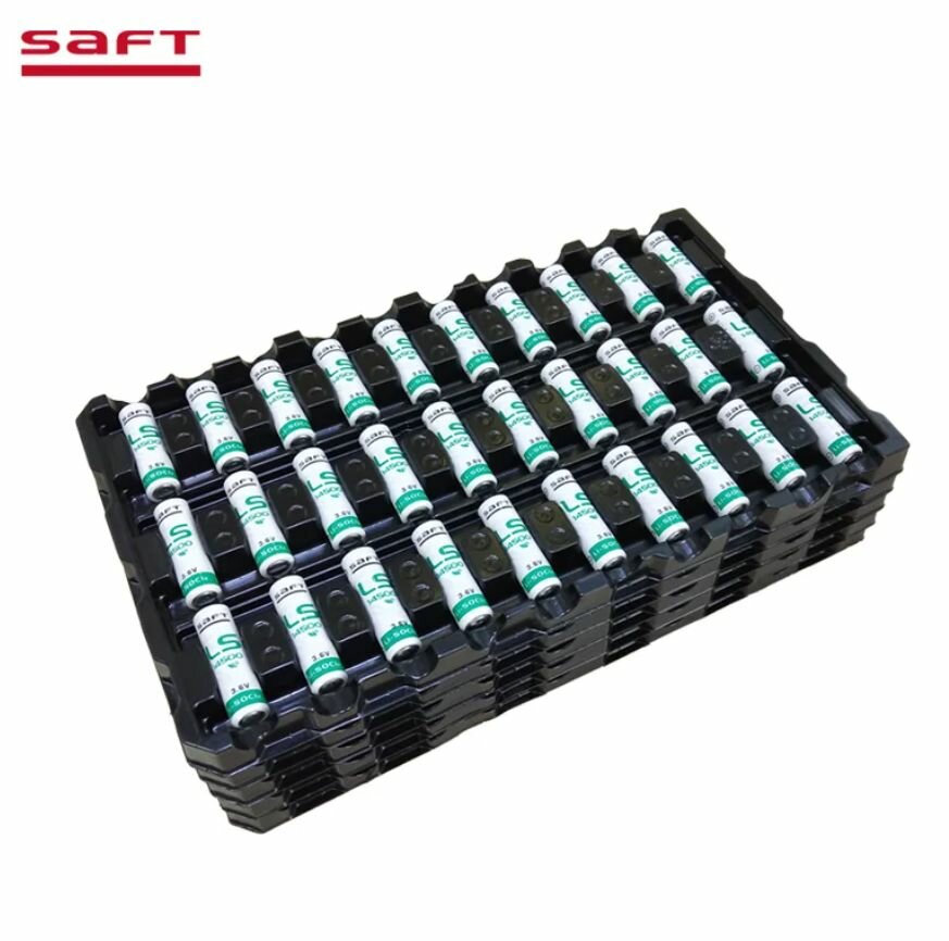 LS 14500 Saft батарейка 3,6 V для систем ночного видения, метеостанций, теплосчётчиков, извещателей, датчиков охранно-пожарной сигнализации — фото 1
