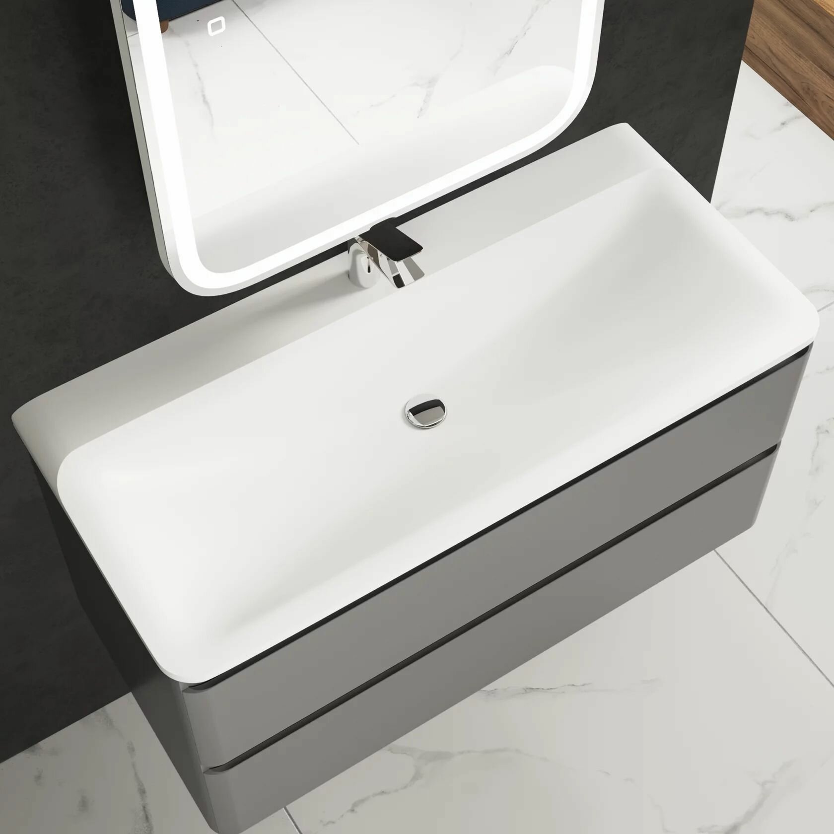 Раковина для ванной AQUAme Solo 100