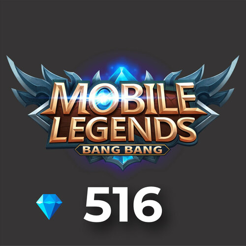 Игровая валюта Mobile Legends 516 Diamonds алмазов пополнение баланса 1300₽