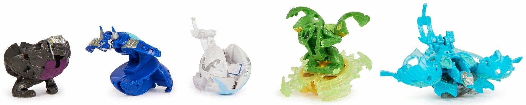 Фигурка Bakugan Battle Pack VENTRI 5-PAK - Игровой набор фигурка 5шт. + карты - Бакуган 6066988 20142916 — фото 1
