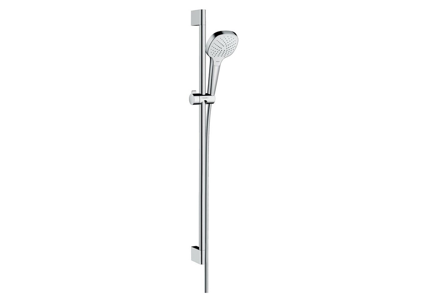 Душевой гарнитур Hansgrohe Croma Select E 110 3jet Vario 26592400 (со штангой) белый/хром