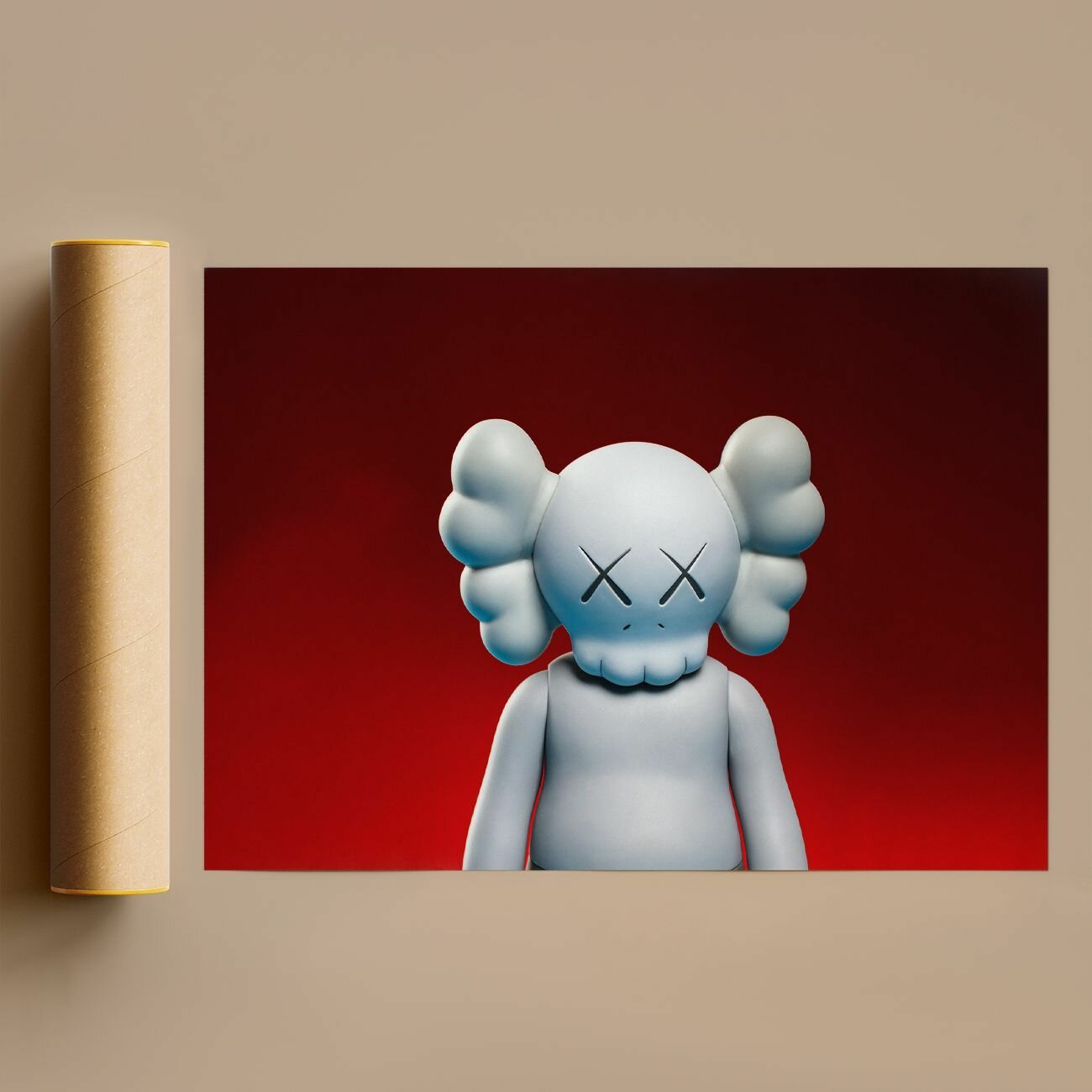 Постер KAWS 40х50 см без рамы/ Постер для интерьера дома, офиса/ Кавс